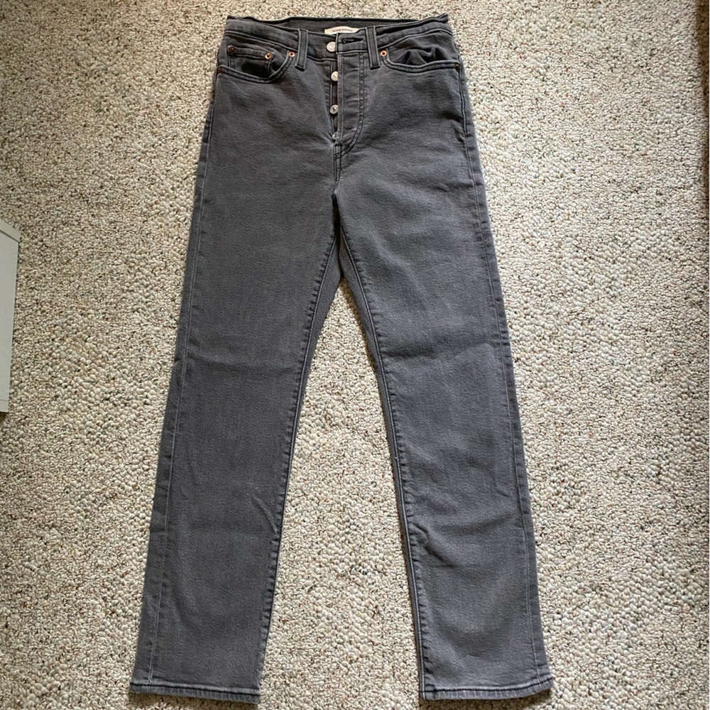 Levi’s Gray Denim Jeans Wedgie Straight